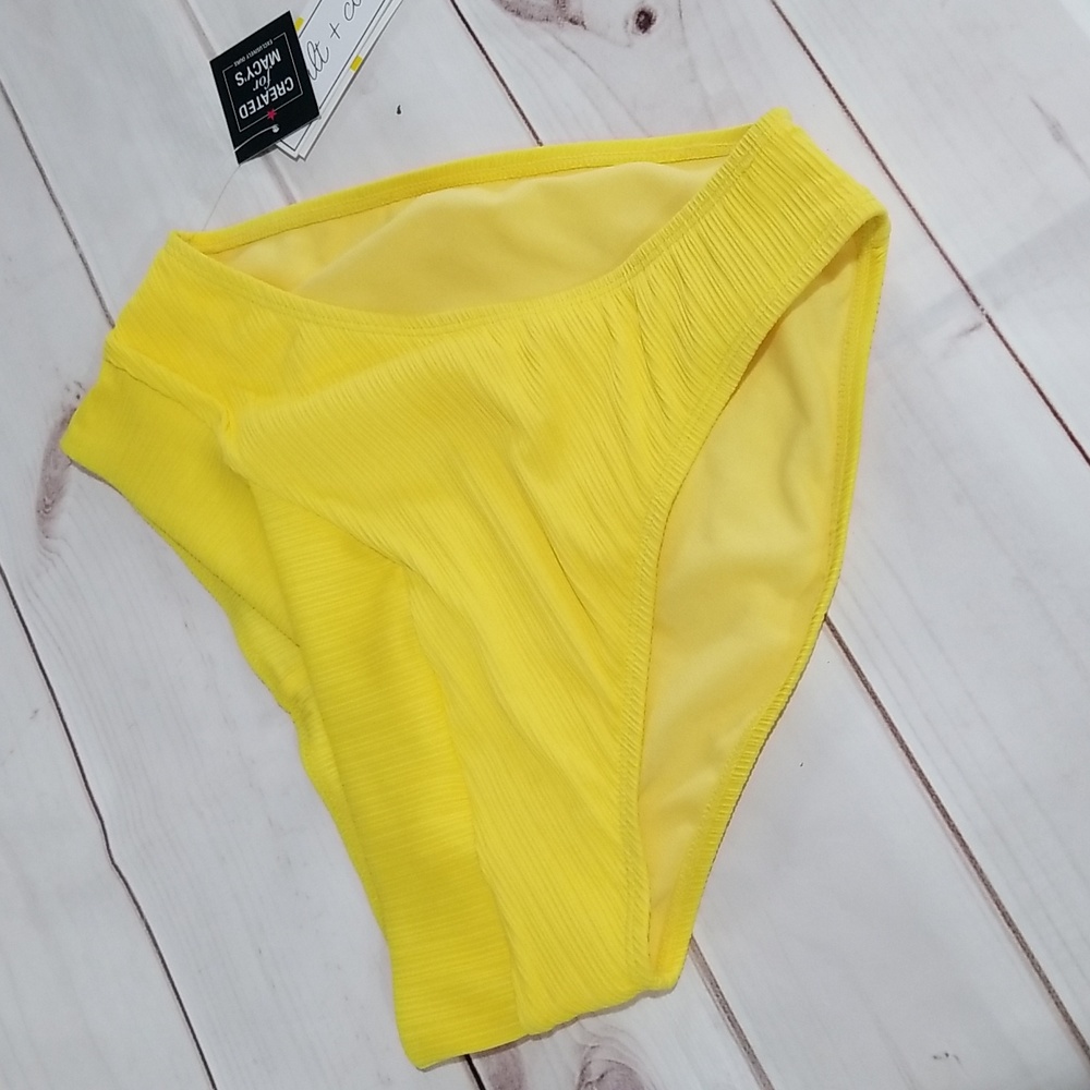 Salt and Cove Women's Bikini Bottom Size M Yellow